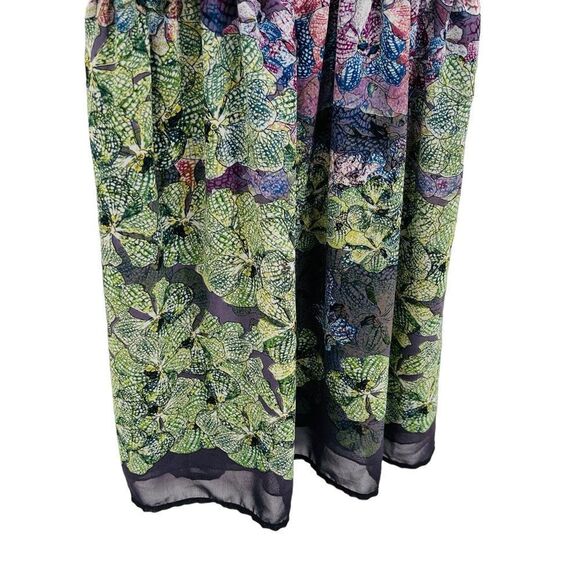 UO Staring at Stars purple green babydoll dress floral size 2 - Picture 6 of 8